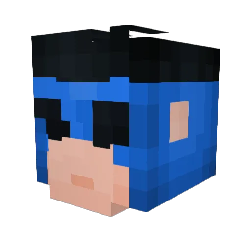 FireStormJigger Minecraft avatar head, 3D render