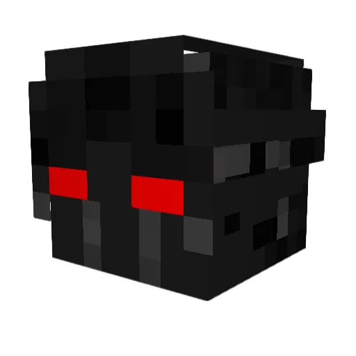 FireSword08 Minecraft avatar head, 3D render