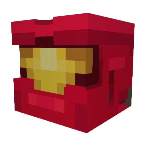 FireVortex26 Minecraft avatar head, 3D render