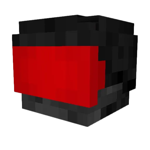 FireWolf056 Minecraft avatar head, 3D render