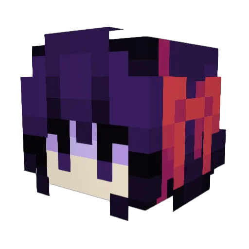 FireZyn Minecraft avatar head, 3D render