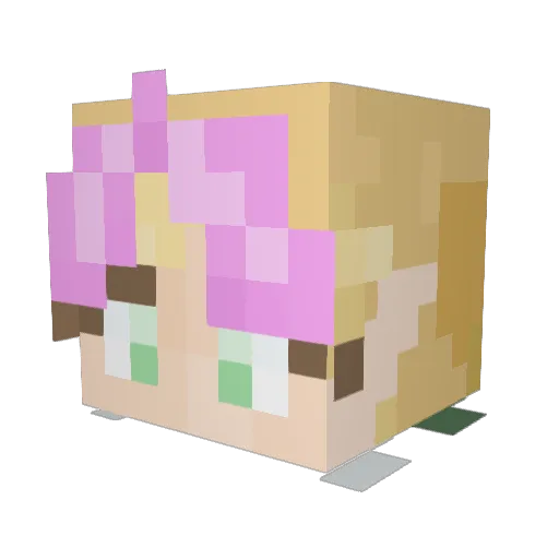 Fire_ByThe_Flame Minecraft avatar head, 3D render