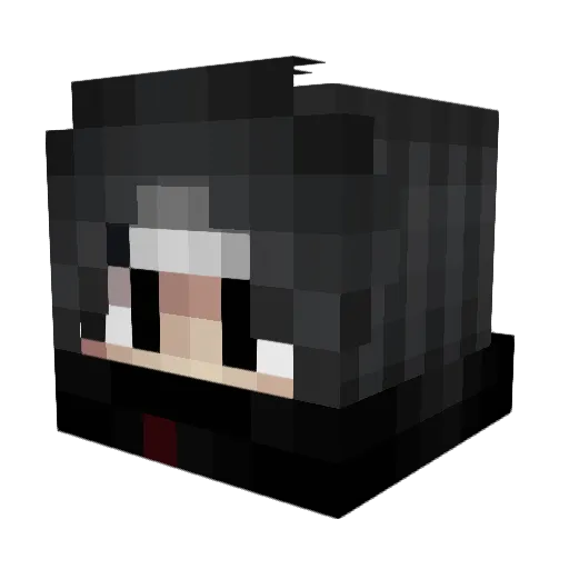 Fire_Drago Minecraft avatar head, 3D render