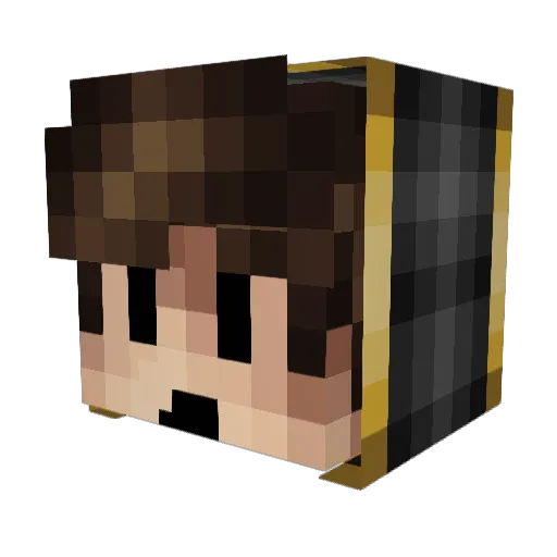 Fire_Fang159 Minecraft avatar head, 3D render