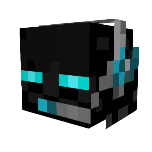Fire_Fish Minecraft avatar head, 3D render