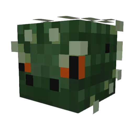 Fire_Frenzy Minecraft avatar head, 3D render