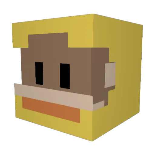 Fire_Heart23 Minecraft avatar head, 3D render