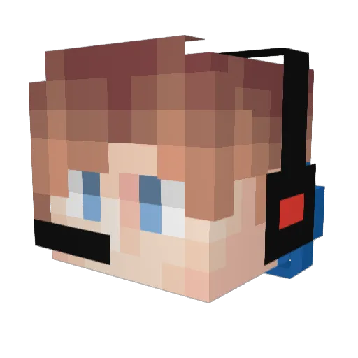 Fire_Ice11 Minecraft avatar head, 3D render