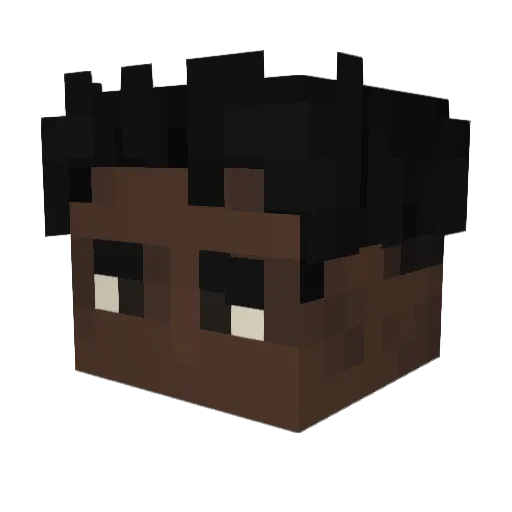Fire_One974 Minecraft avatar head, 3D render