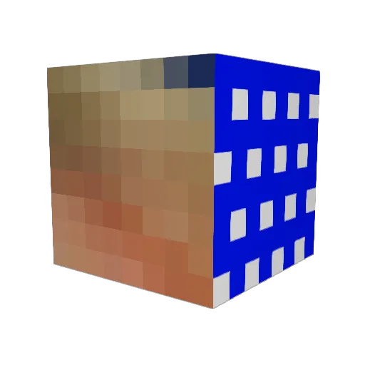Fire_Sandwich Minecraft avatar head, 3D render