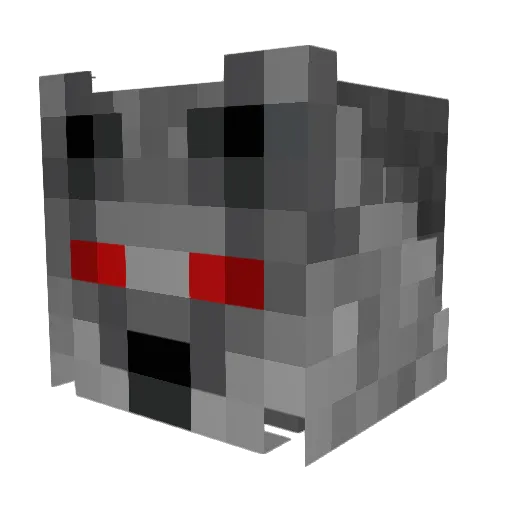 Fire_Wolf7 Minecraft avatar head, 3D render