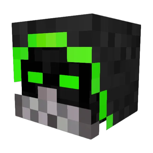 Fire_makes_Ash Minecraft avatar head, 3D render
