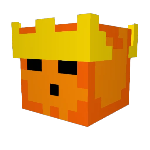 Fireball2498 Minecraft avatar head, 3D render