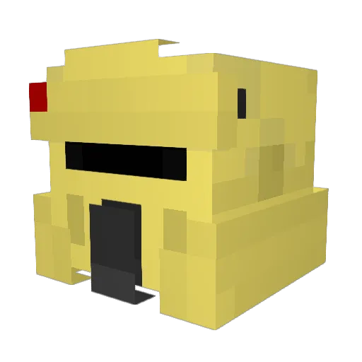 Fireball9999 Minecraft avatar head, 3D render