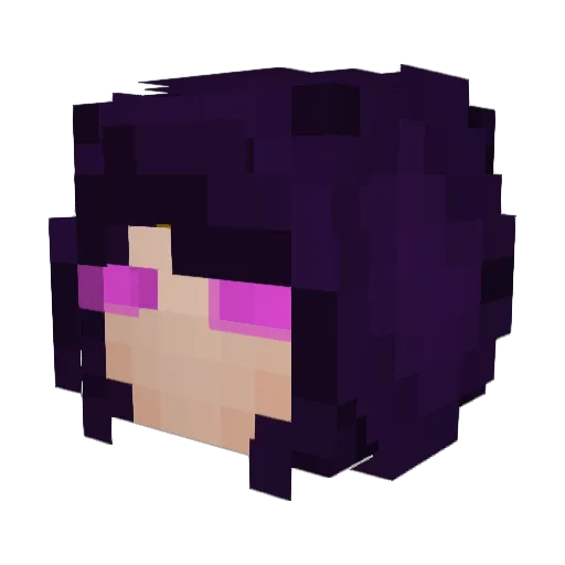 FireballDlx Minecraft avatar head, 3D render