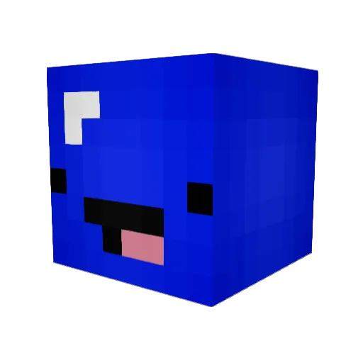 FireballEW Minecraft avatar head, 3D render
