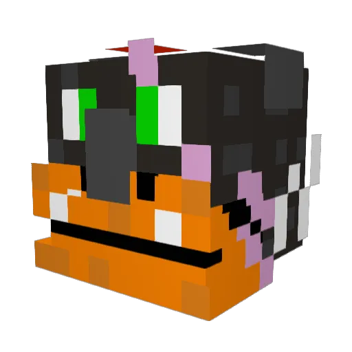 Fireblade84538 Minecraft avatar head, 3D render