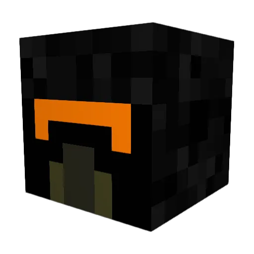 Firebolt21 Minecraft avatar head, 3D render