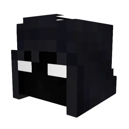 Firebolt974 Minecraft avatar head, 3D render