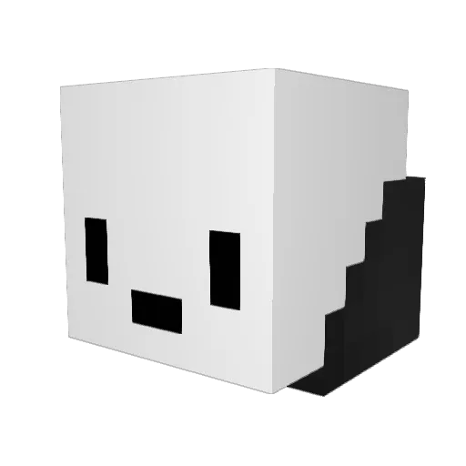 Fireboy086 Minecraft avatar head, 3D render