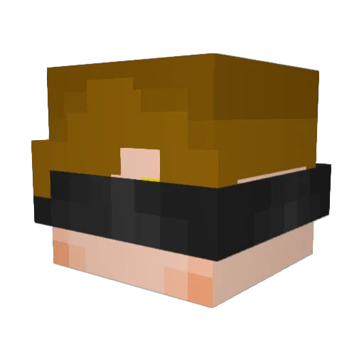 FireboyL Minecraft avatar head, 3D render