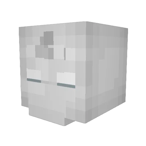 Firedash8538 Minecraft avatar head, 3D render
