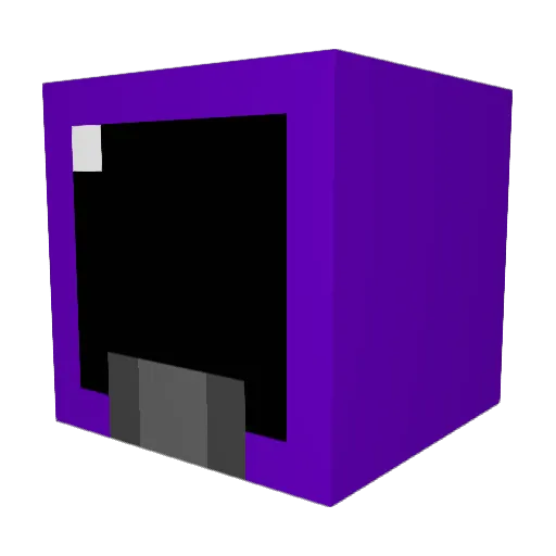 Firedcat1000 Minecraft avatar head, 3D render