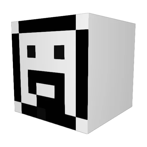 Firediger Minecraft avatar head, 3D render