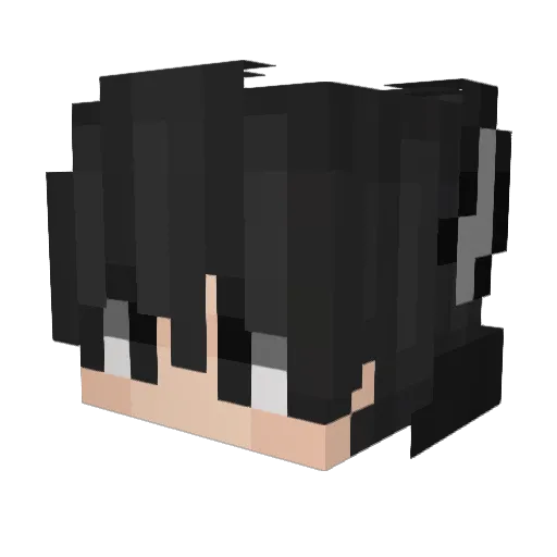 FireeLynnx Minecraft avatar head, 3D render