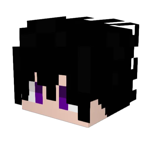 Firee_02 Minecraft avatar head, 3D render