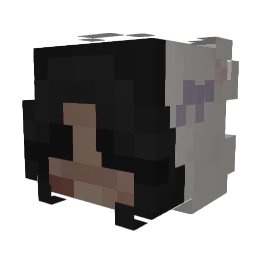 Firefight Minecraft avatar head, 3D render