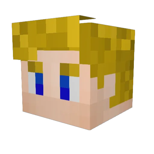 Fireflame957 Minecraft avatar head, 3D render
