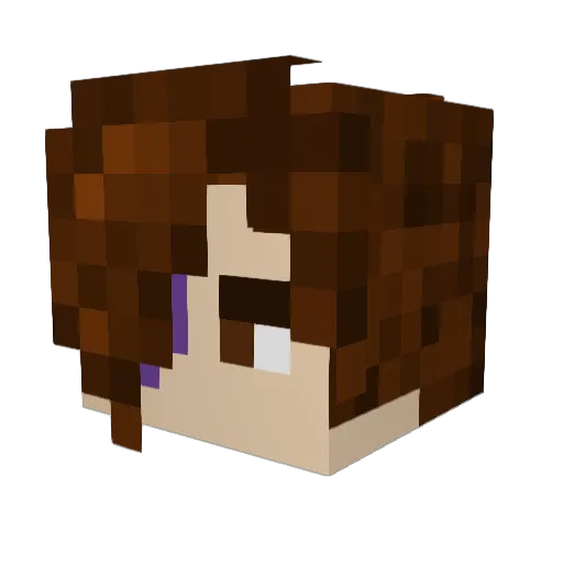 FireflyTheHero Minecraft avatar head, 3D render