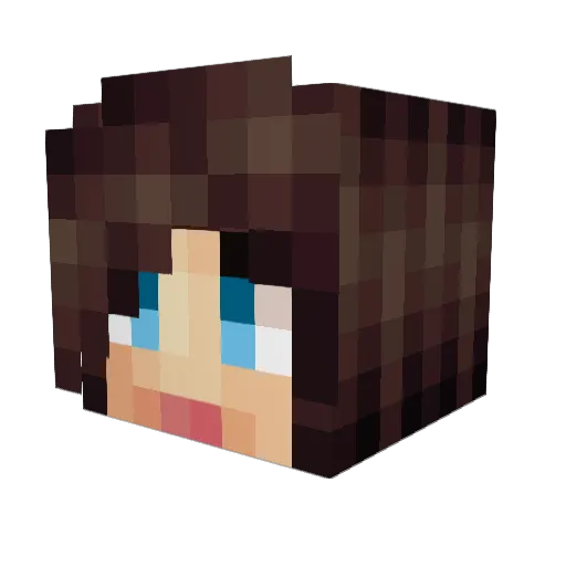Firefly_93 Minecraft avatar head, 3D render