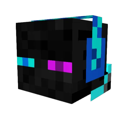 Firefox835192 Minecraft avatar head, 3D render