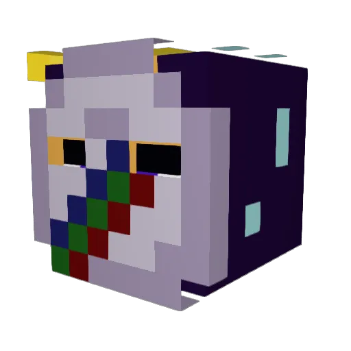 Fireghost2213 Minecraft avatar head, 3D render