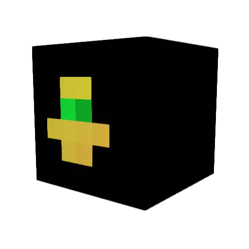 FiregreS Minecraft avatar head, 3D render