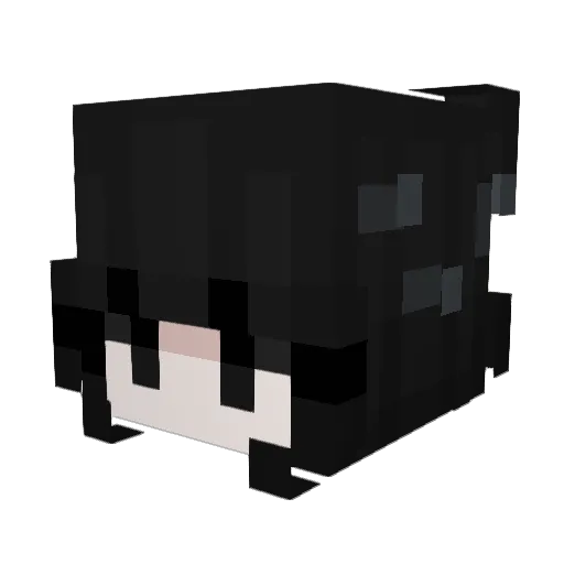 Firehappy_kirby Minecraft avatar head, 3D render
