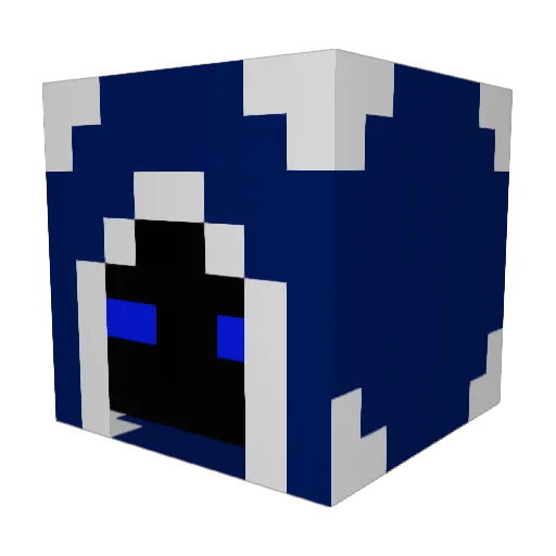 Firehawk369 Minecraft avatar head, 3D render