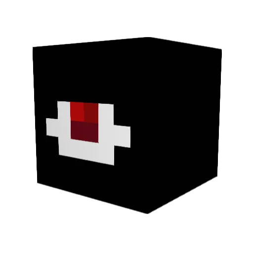 Fireheart0 Minecraft avatar head, 3D render