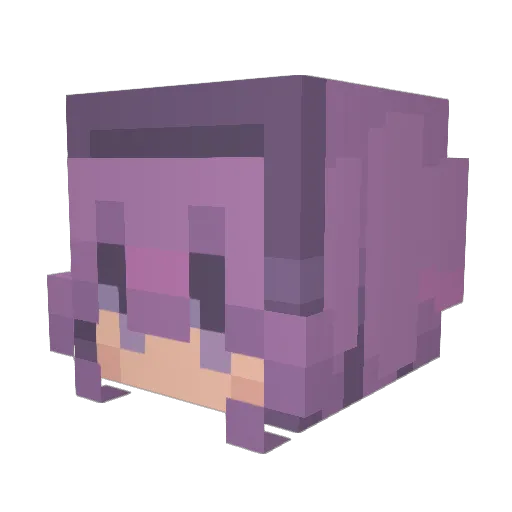 Fireheart322 Minecraft avatar head, 3D render
