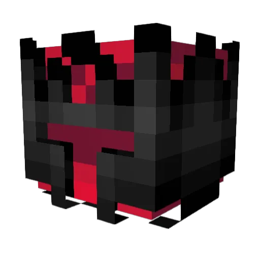 Firehye Minecraft avatar head, 3D render