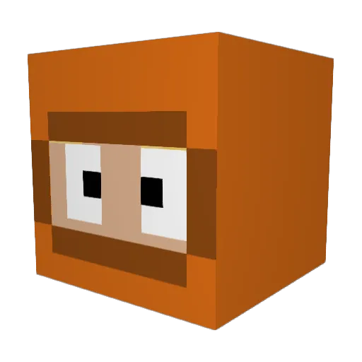Firekev64 Minecraft avatar head, 3D render