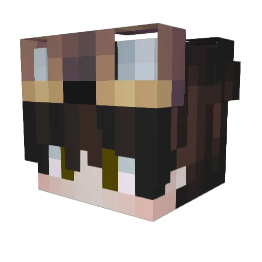 Firekiller70 Minecraft avatar head, 3D render
