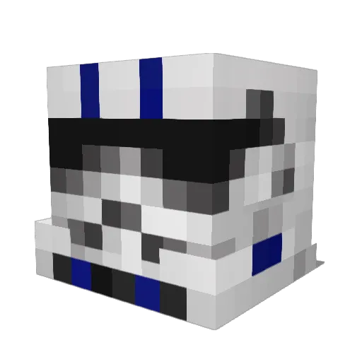 Fireking995 Minecraft avatar head, 3D render