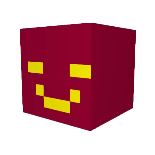 Firelizard54 Minecraft avatar head, 3D render
