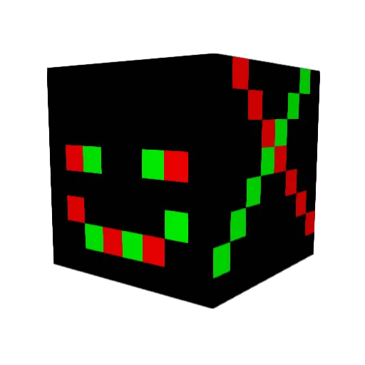 Fireman3232 Minecraft avatar head, 3D render