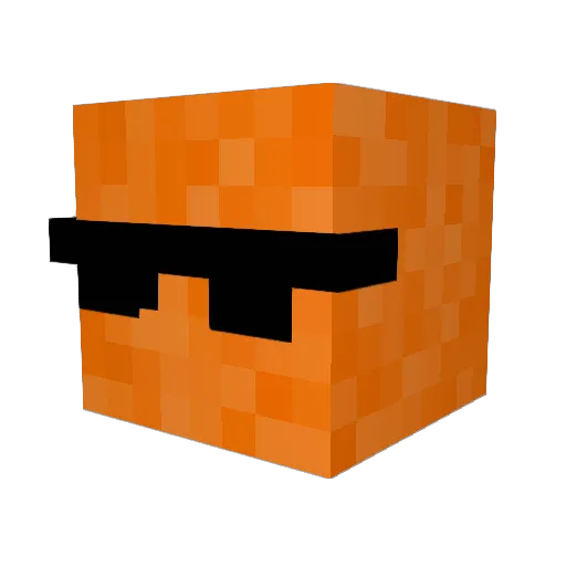 Fireman334 Minecraft avatar head, 3D render