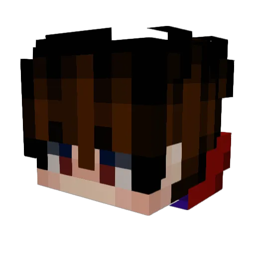 Firephoenix1040 Minecraft avatar head, 3D render
