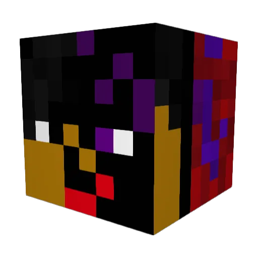 Firepower150 Minecraft avatar head, 3D render